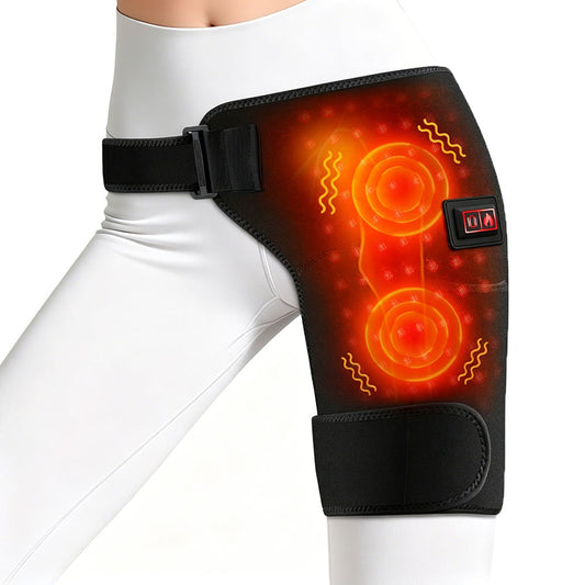 Heated Vibration Hip & Thigh Therapy Wrap